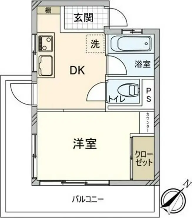 目黒第6コーポ 2階階 間取り