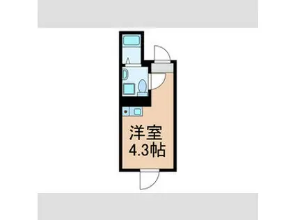 HJ PLACE 中野(ワンルーム/3階)の間取り写真