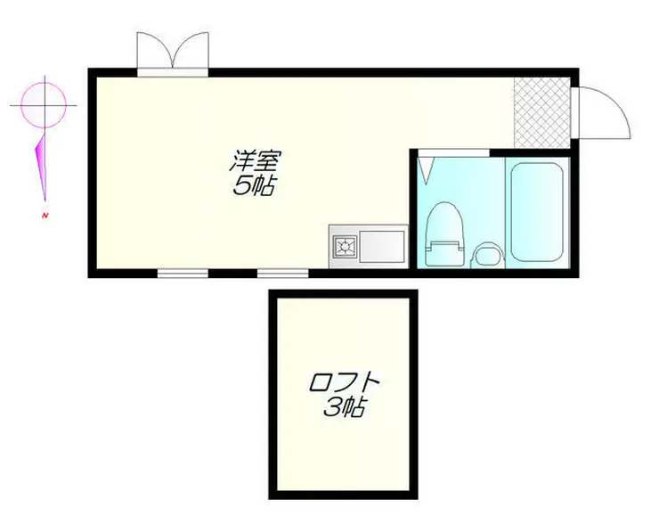 ライフピア高円寺北 2階階 間取り