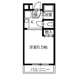 パークサイド今里(1K/4階)の間取り写真