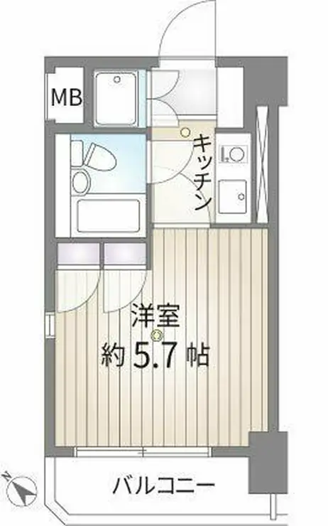 NICアーバンスピリッツ横浜反町 8階階 間取り