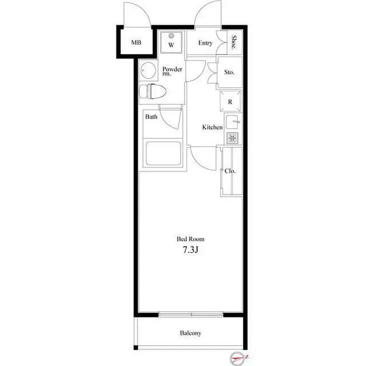 プライムレジデンス市川 2階階 間取り