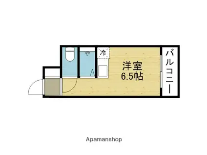 朝日プラザ緑橋II(ワンルーム/5階)の間取り写真