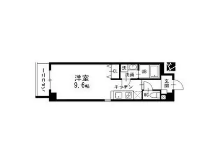 シーム・ドエル筒井(ワンルーム/4階)の間取り写真