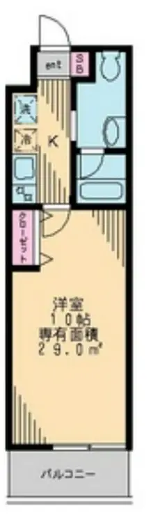 森下ツインキャッスルS棟 5階階 間取り