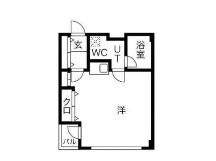 ID.1953/A(1K/2階)の間取り写真