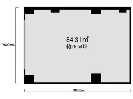タイガーアパートメント(ワンルーム/1階)の間取り写真