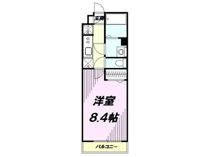 リブリ・SEREN(1K/2階)の間取り写真