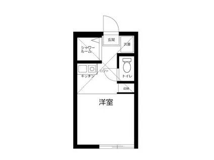 RAY HOUSE(ワンルーム/2階)の間取り写真