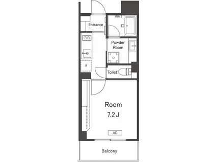 BELLEVIAGE SHINNAKANO(1K/6階)の間取り写真