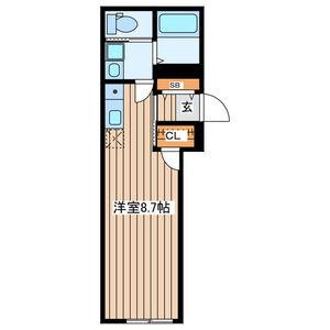 REFINA晩翠(ワンルーム/4階)の間取り写真