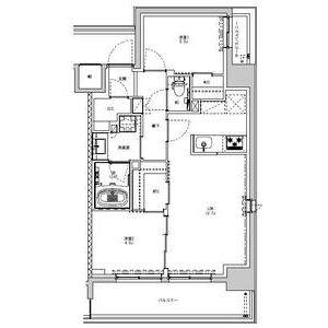 S-RESIDENCE板橋大山(2LDK/6階)の間取り写真
