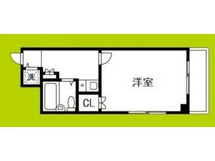 SHES新大阪(1K/2階)の間取り写真