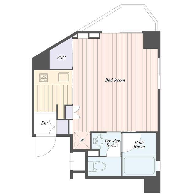 B CITY APARTMENT SUGINAMI TAKAIDO(1K/3階)の間取り写真