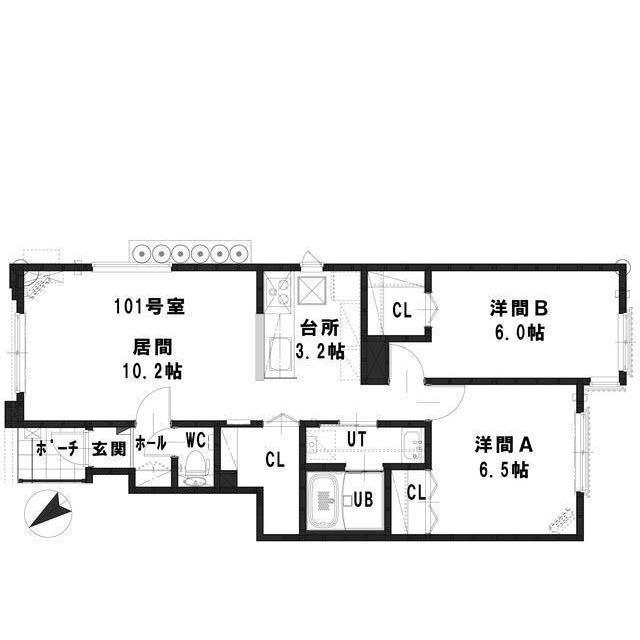 パストラーレ平和通6北