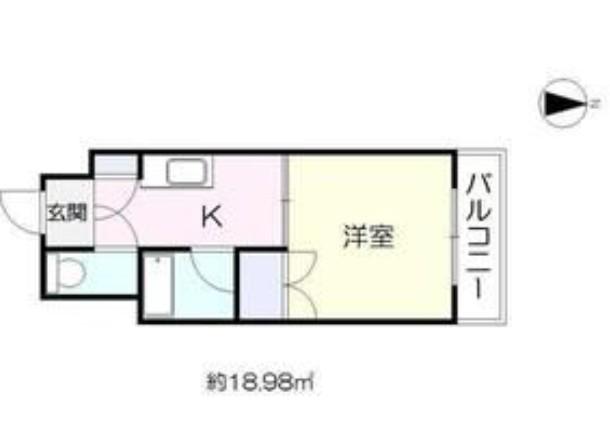 DO大阪港(1K/9階)の間取り写真