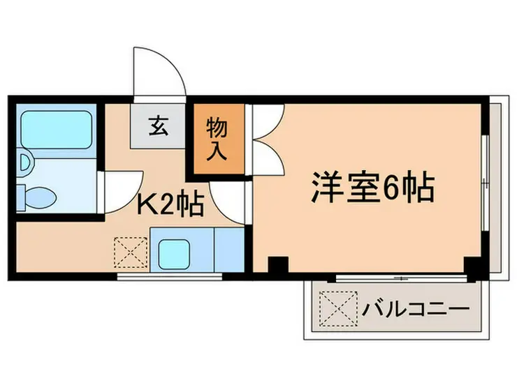 ウェルストーン新城 3階階 間取り