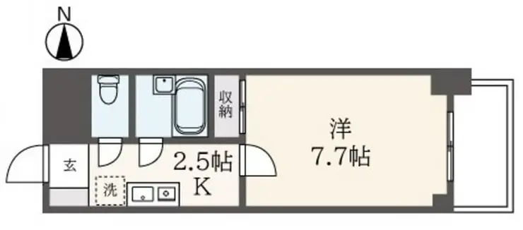 ブルーグレードヒルズ 5階階 間取り