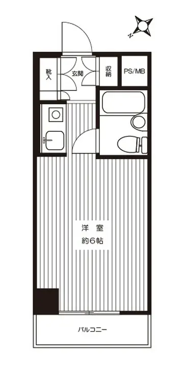 ル・グラン元町 2階階 間取り