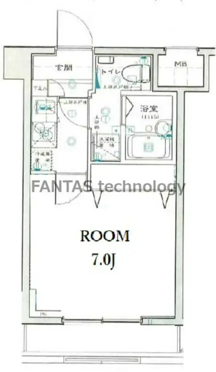 アークフラッツ品川 2階階 間取り