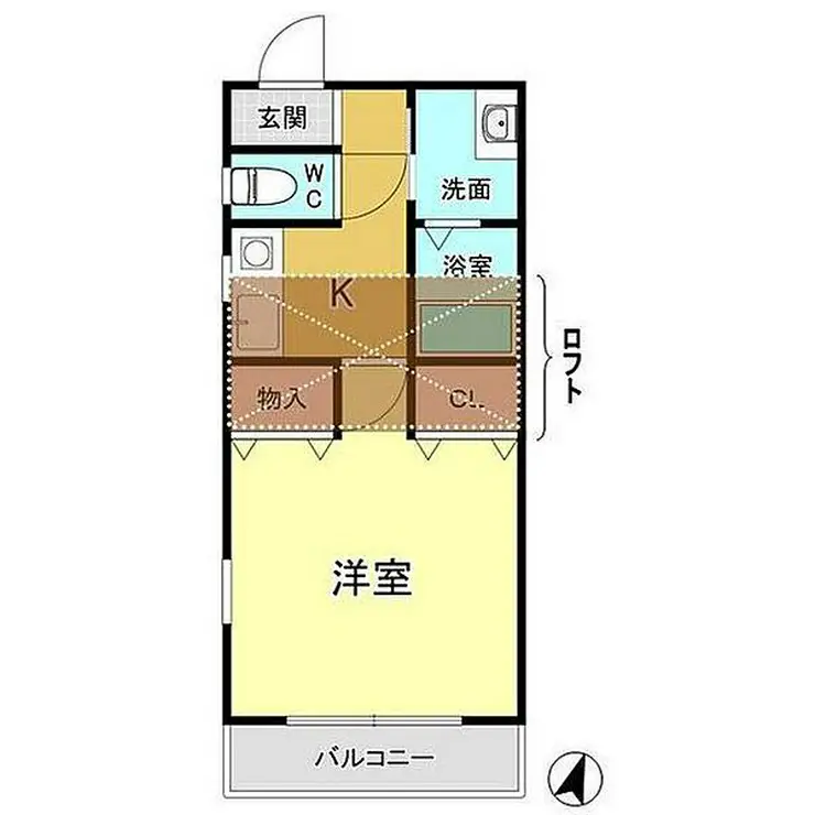 レジデンスTM村岡 2階階 間取り