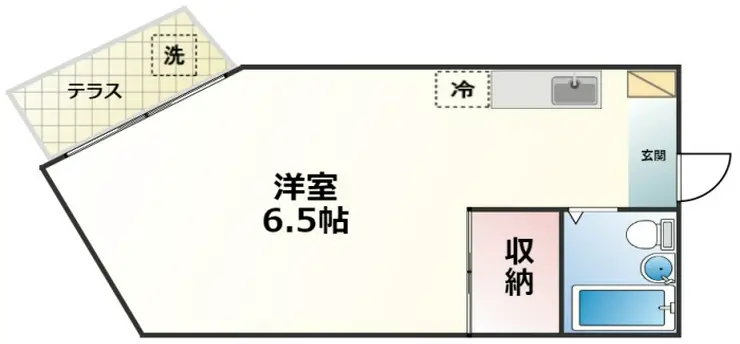 パールハイツ増渕 2階階 間取り