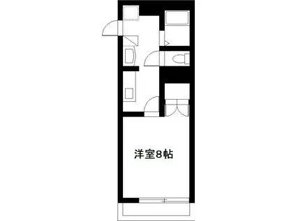 LINCA(1K/7階)の間取り写真