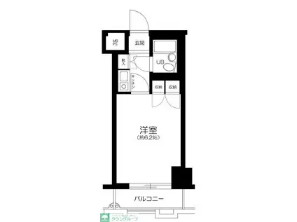 ナイスアーバンスピリッツ鶴見市場II芦澤ビル(1K/3階)の間取り写真