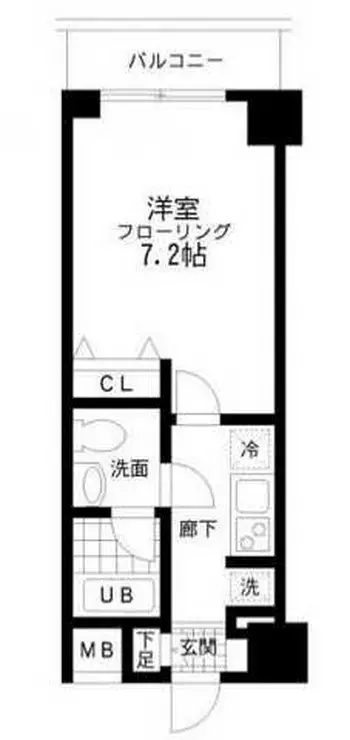 レジディア桜上水 3階階 間取り