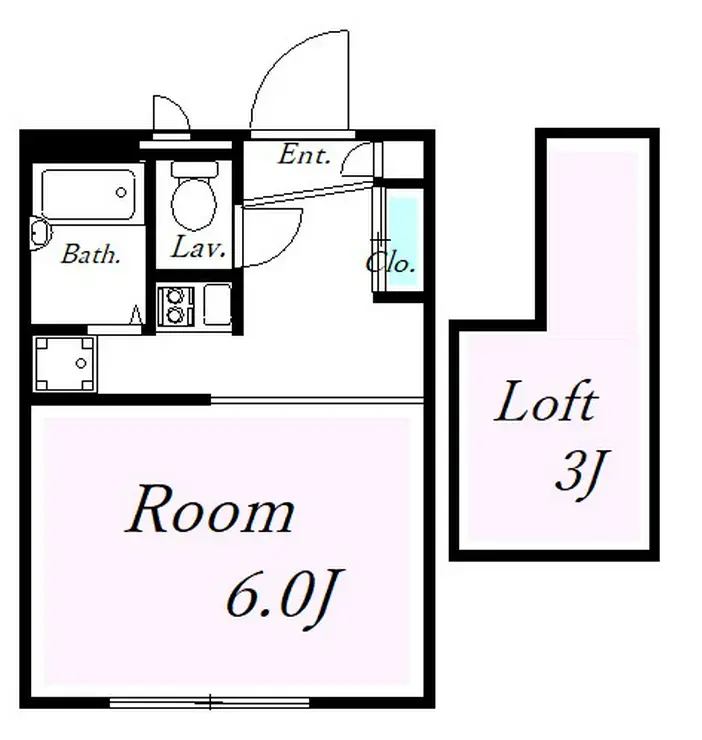 レオパレスS・K梶山 2階階 間取り