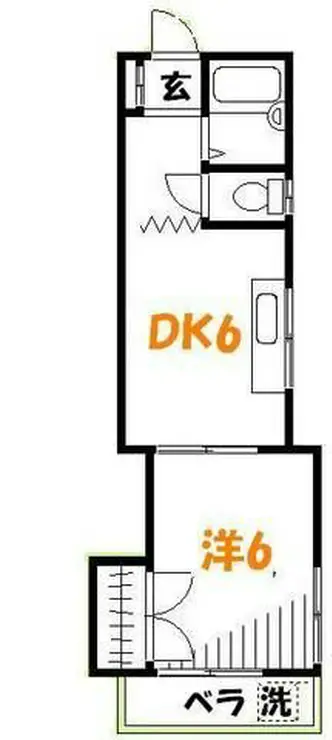 久野コーポ 2階階 間取り