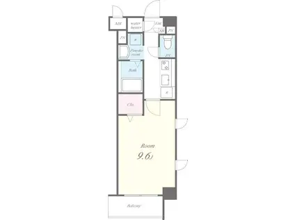 サンテアネックス(1K/2階)の間取り写真