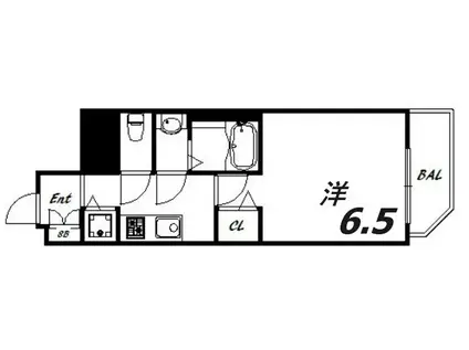 ファーストフィオーレ神戸駅前(1K/7階)の間取り写真