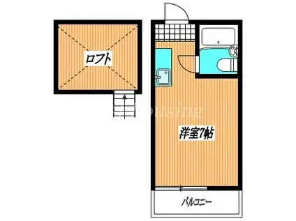 コーポ・シングルエイト(ワンルーム/1階)の間取り写真