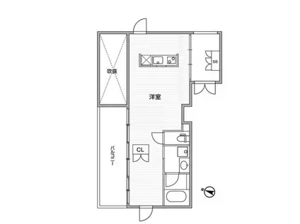 グランデュオ代々木2(ワンルーム/3階)の間取り写真