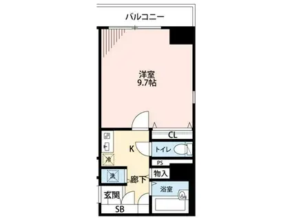 フリーダム光が丘II(2LDK/4階)の間取り写真