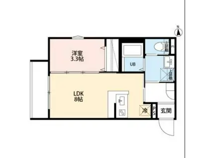 ROBOT HOME 相模原II(1LDK/2階)の間取り写真