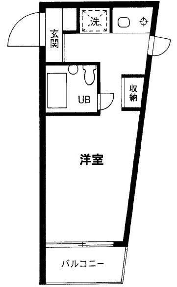 トップお花茶屋第3(ワンルーム/1階)の間取り写真