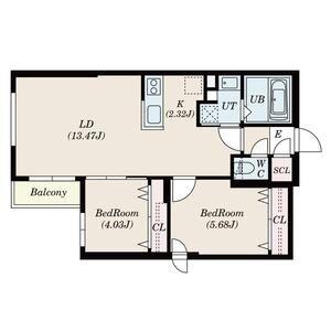 SーRESIDENCE琴似本通AVANTA(2LDK/2階)の間取り写真