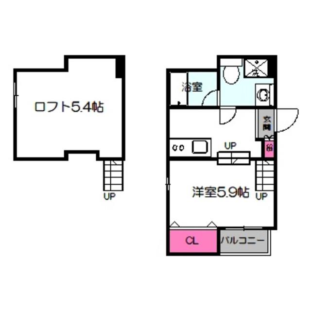 OBED ESTATE HANATEN(1K/1階)の間取り写真