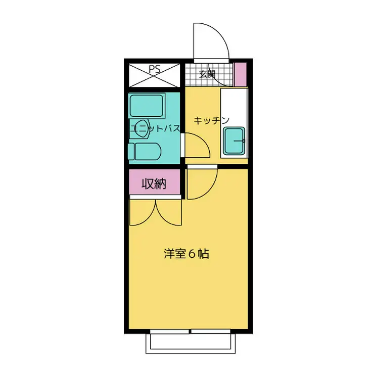 府中グランセ 4階階 間取り