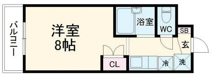 ピュアパレス江戸川台 1階階 間取り