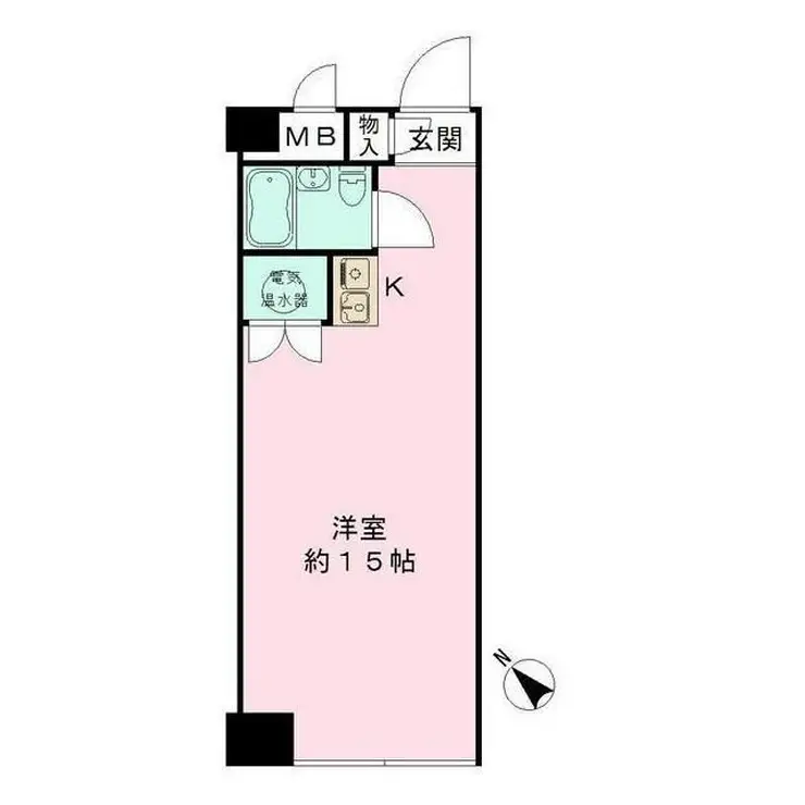 朝日神保町プラザ 9階階 間取り