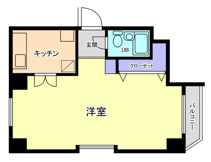 メゾンヨーラク 4階階 間取り