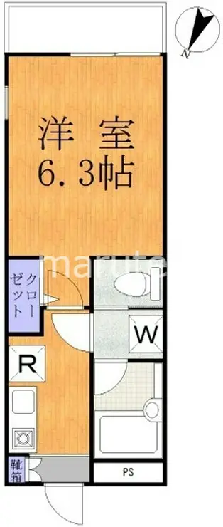 グリーンキャピタル 2階階 間取り