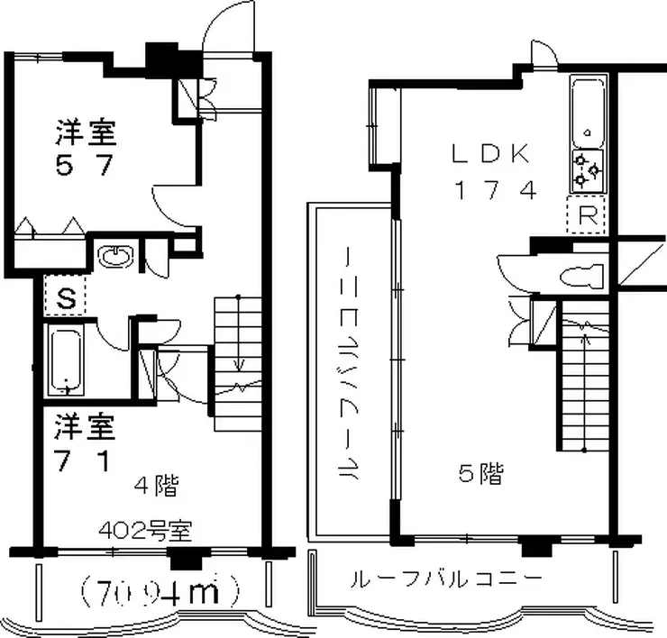 エスポワール・ドミール 4階階 間取り