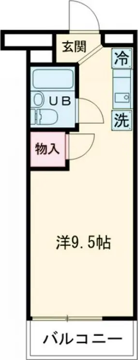 ヴィラ武蔵野 2階階 間取り