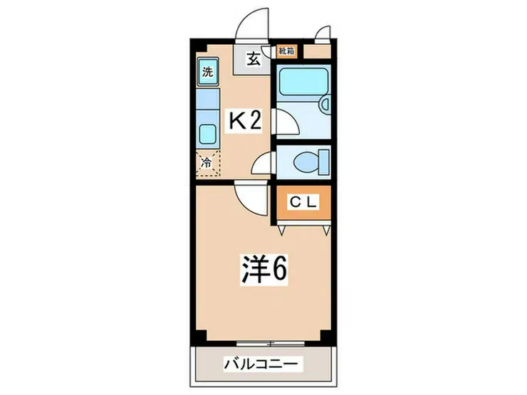 サンハイムK・S 2階階 間取り