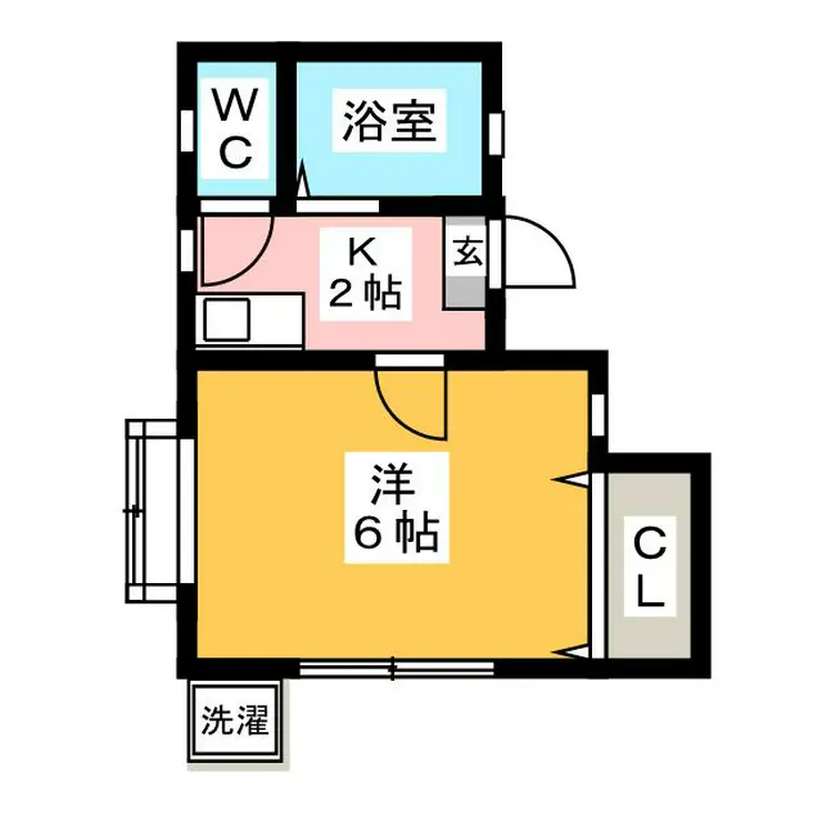 テイクコート平山城址 1階階 間取り
