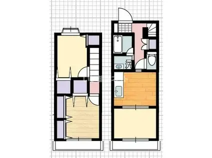 SALEM B(3DK/2階)の間取り写真